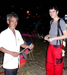 Meeting Thai-Kitemaker on Sanam-Luang